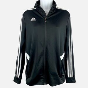 Adidas Climalite Black White Track Jogger Jacket